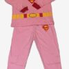 Yellow Construction Truck Long Pajama Set