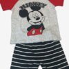 Mickey Varsity Raglan Striped Short Pajama Set