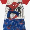 Spiderman Action Web Short Pajama Set