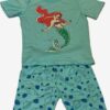 Little Mermaid Aqua Summer Pajama Set