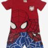 Spiderman Big Mask Red Short Pajama Set